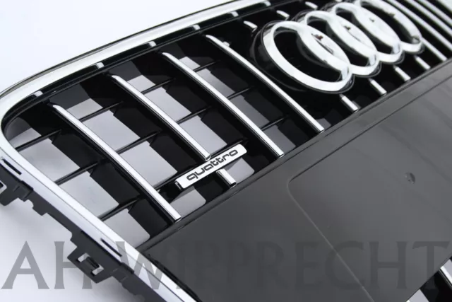 Original Audi S-Line Tuning Q7 TDI V12 V8 Kühlergrill Grill schwarz chrom Gitter
