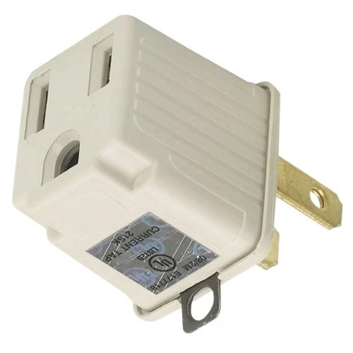 3TO2 PRONG GROUNDING Adapter 2 Pk Connect A Three Pronged Plug To A