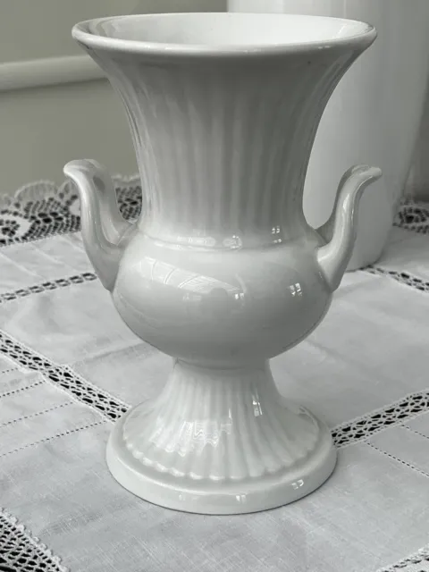 Wunderschöne klassische weiße Henkel Vase Bavaria Seltmann  Weiden Höhe 29 cm