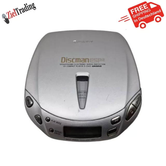 Sony Discman D-E445  Tragbarer CD-Player - Funktioniert