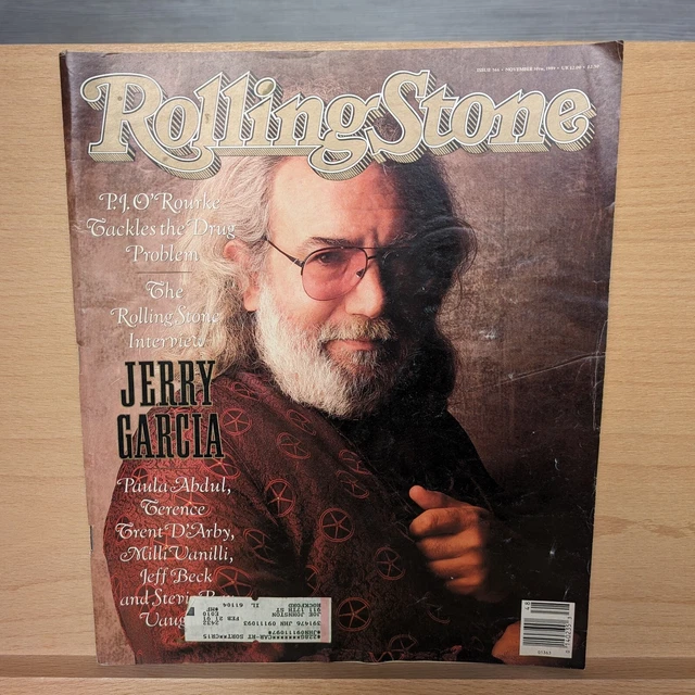 Rolling Stone Magazine Issue 566 November 30 1989 Jerry Garcia