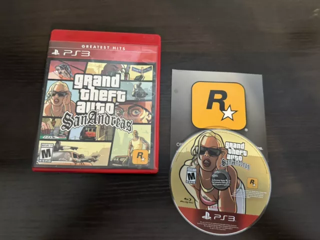 Grand Theft Auto San Andreas Playstation 3 PS3 Rockstar Brand New Free  Shipping 710425476938