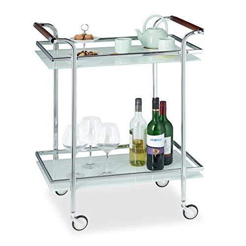 Carrello Portabottiglie Carrello Cucina Con Ruote Carrello Portabevande Lifewit A 3 Livelli - Con Portabottiglie E Portabicchieri, Dorato E Funzionale Carrello Bar Mobile Bar Per Casa Salotto