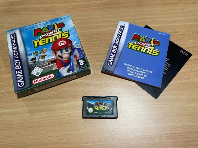 Genuine Boxed Mario Power Tennis Game for Nintendo Game Boy Advance