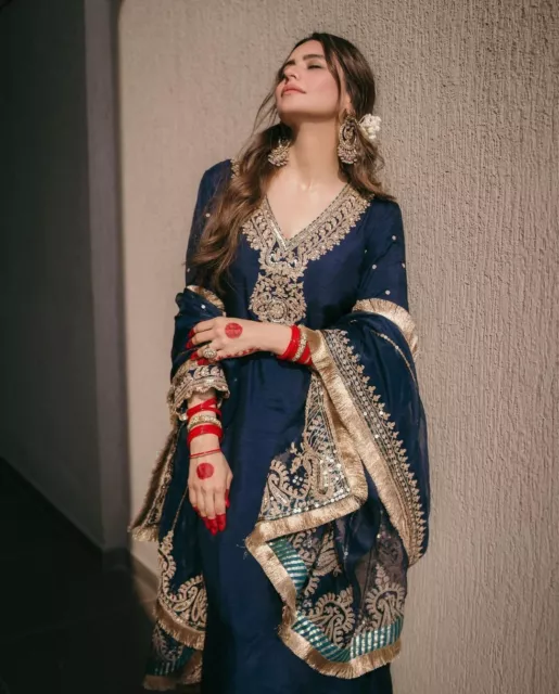 Designer  suit Salwar Kameez Party Wear Wedding Pakistani Dress Bollywood Indian
