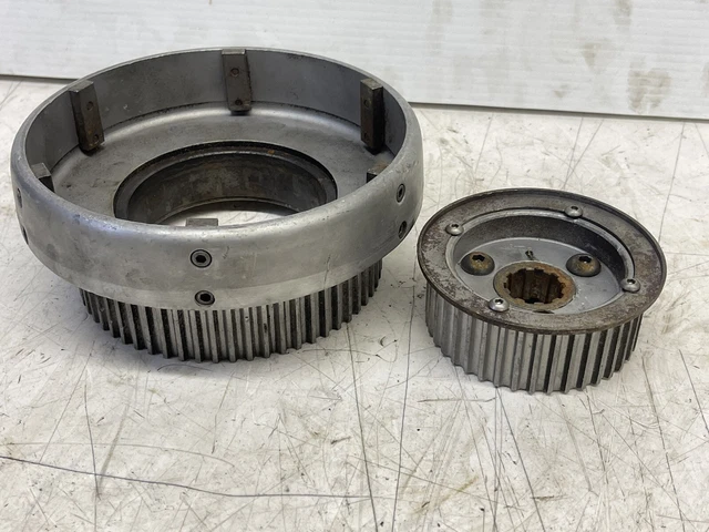 Harley Davidson KICK ONLY Clutch Basket & Pulley 1.5" KARATA? Vintage