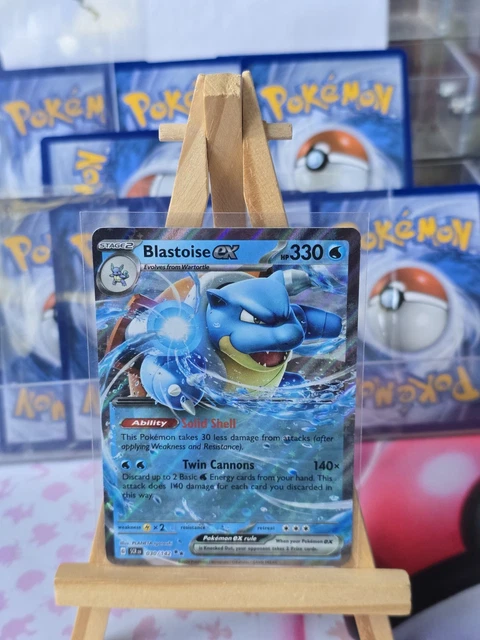 Blastoise Ex - 030/142 Stellar Crown Double Rare Pokemon Card - Near Mint / Mint Condition