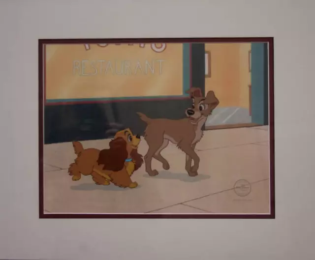 Disney Lady And The Tramp Sericel Cel Rare Animation