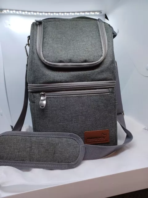 Momcozy Insulated Baby Bottle Bag, Diapers Bag, Breastmilk Cooler Bag