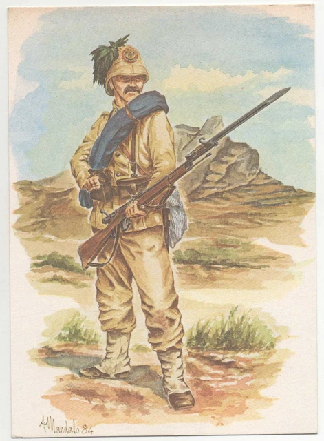 Carte Postale Ancienne - Campagne D'Afrique Carabiniers Royaux - Corps Troupes Coloniales Érythrée