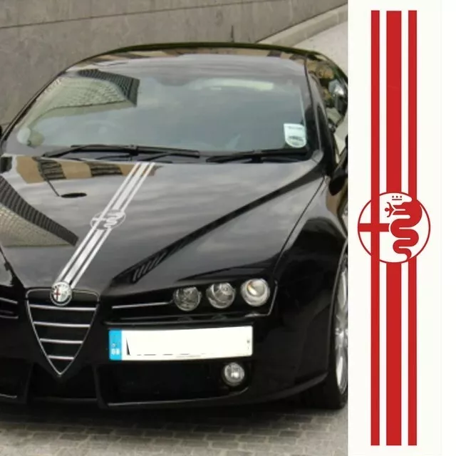 Alfa Romeo inner logo Vinyl Decal 159 147 Giulia Stelvio Mito Giulietta  400mm