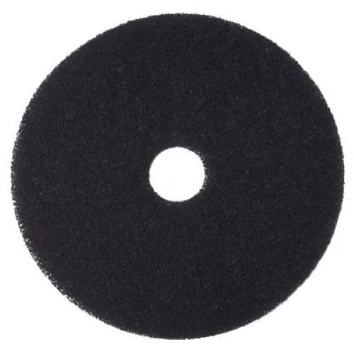 3M Black Stripper Pad 7200, 13" Floor Care Pad (Case of 5)