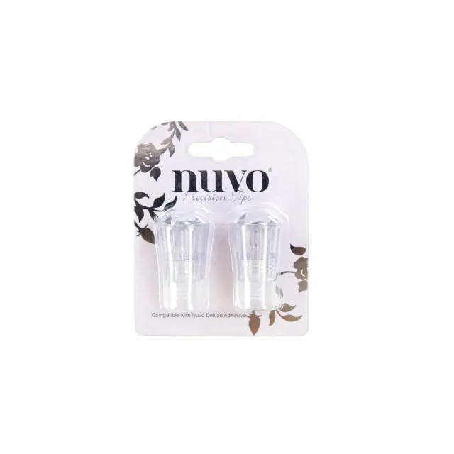 Pack of 2 Nuvo Deluxe Adhesive Glue Precision Nozzles Tip Set 207n Craft