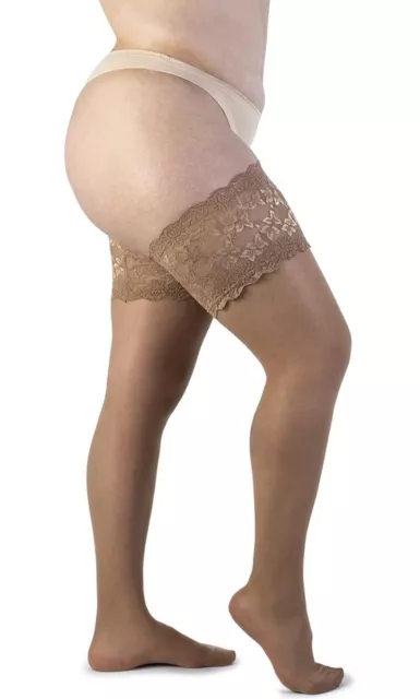 Hold Up Stockings for Women Thigh High Socks Plus Size 20-22 Hold Ups