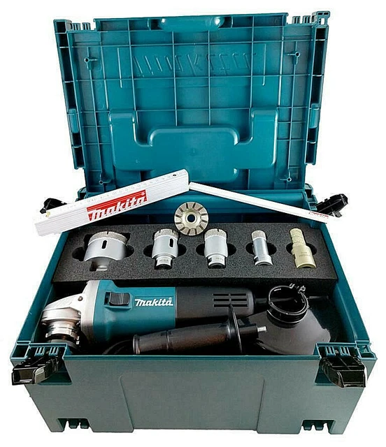 Diamantbohrer M14 Fliesenbohrer SET | In Makita MaKPac Koffer + Zubehör