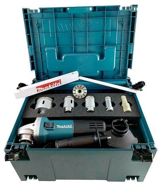 Fraise Diamantée M14 Mèche à Carrelage Set De En Makita Makpac Valise +