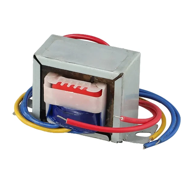 Transformateur De Puissance EI 5W – Entrée 220V/380V, Sortie 6V/9V/12V/15V/24V – Pour Circuits Commande, éclairage, Audio – Isolation Vernis, Fil Cuivre