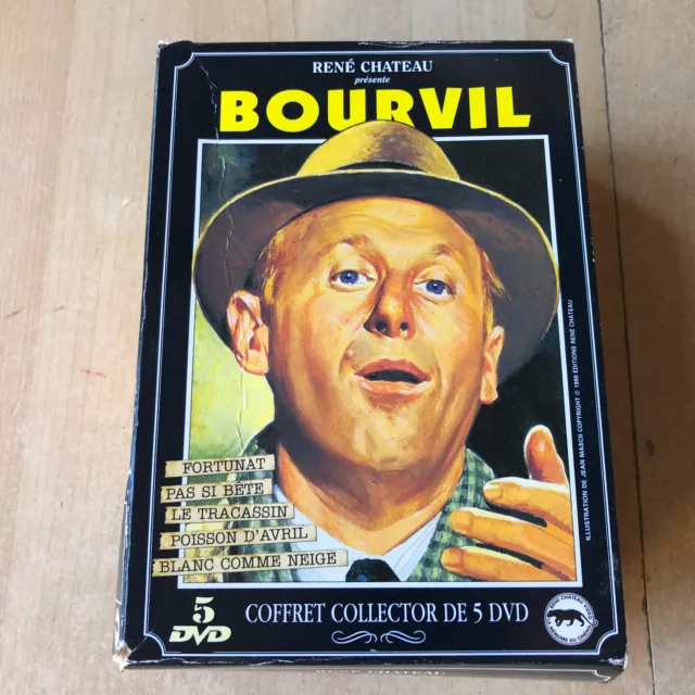 Coffret collector 5 DVD BOURVIL - René Château vidéo