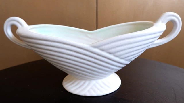 Lovely Vintage Constance Spry Style Mantel Vase with Green Hue - SylvaC