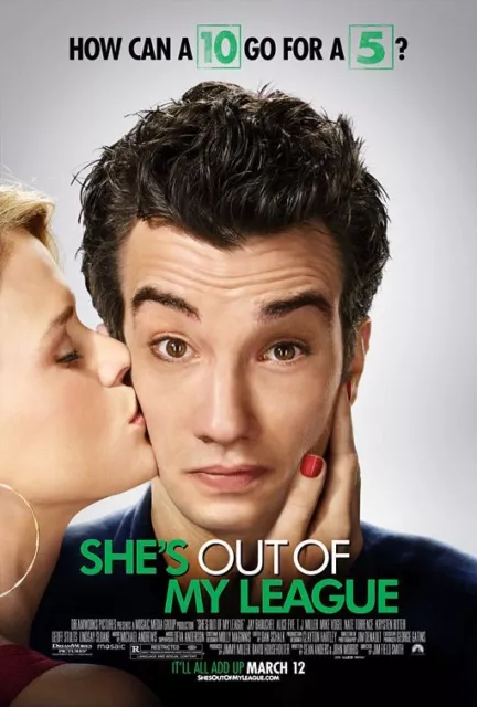 SHE'S OUT OF MY LEAGUE 27x40 ORIGINAL D/S MOVIE POSTER
