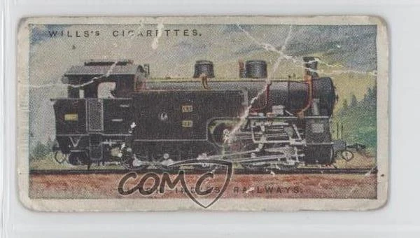 1924 Wills Railway Engines Tobacco Dutch Indies Railways #33 9bp