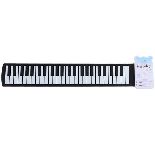 Piano à Main Flexible Piano Roulé à La Main Haut-Parleur Intégré Piano