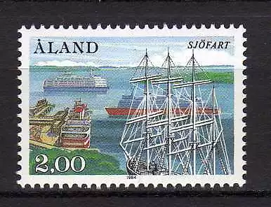 13800) ALAND 1984 MNH** Shipping - Navi