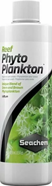 Seachem Reef Phytoplankton 250 ml fitoplancton alimento liquido coralli acquario