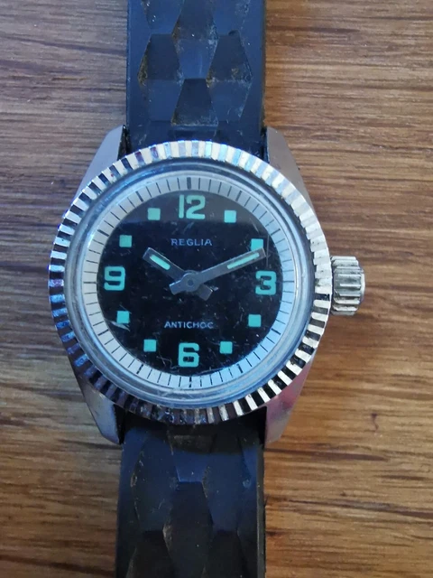 Montre Bracelet Homme Mécanique REGLIA - Calibre à Identifier - Occasion En état De Marche