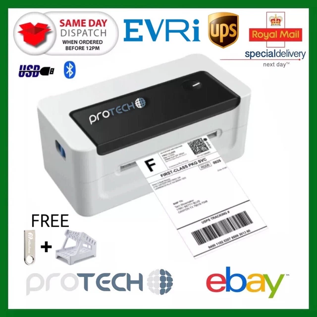 THERMAL LABEL PRINTER 6x4 Bluetooth Shipping Label Royal Mail UPS DPD