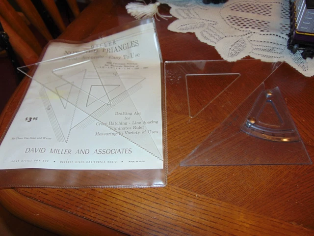 Vtg David Miller Triangles