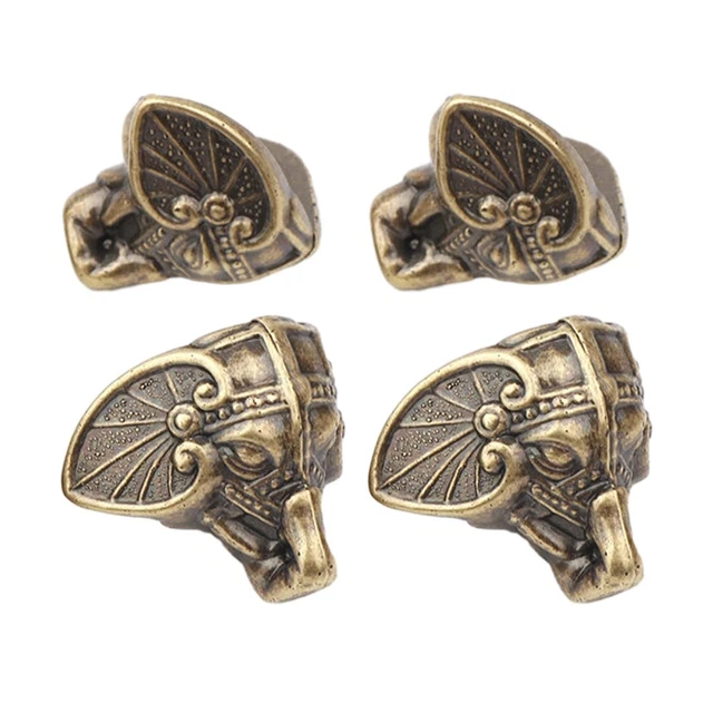 Lot De 12 Protections D'angle En Métal Pour Boîtes En Bois Et Fer (bronze