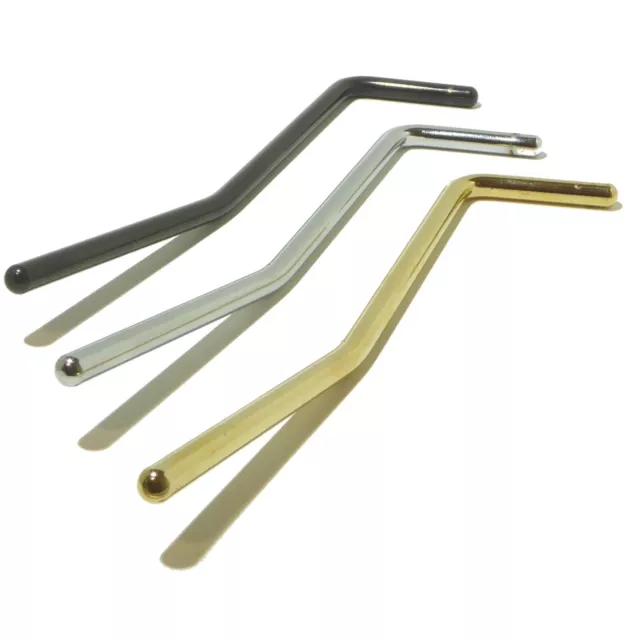 Push-in Tremolo Arm in Chrome, Black, or Gold. 5mm - 5.5mm - 6mm