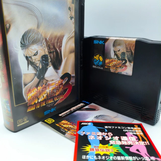 Fatal Fury 3 Neo Geo Aes Japonês Original | Parcelamento sem juros