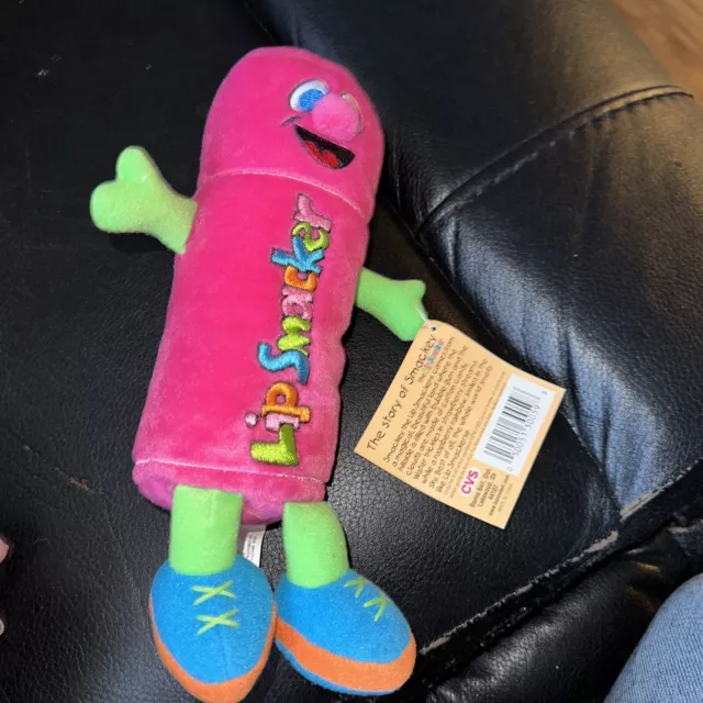 Smackey the Lip Smacker Pink Plush Stuffed Toy 90’s Nostalgia Bonne Bell 1999 B9