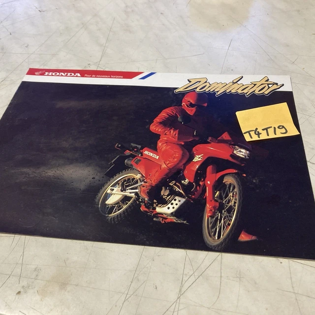 Housse De Selle Neuve Pour Honda NX 650 Dominator (1988) - Couleur Rouge Traditionnelle - Marque Blackbird