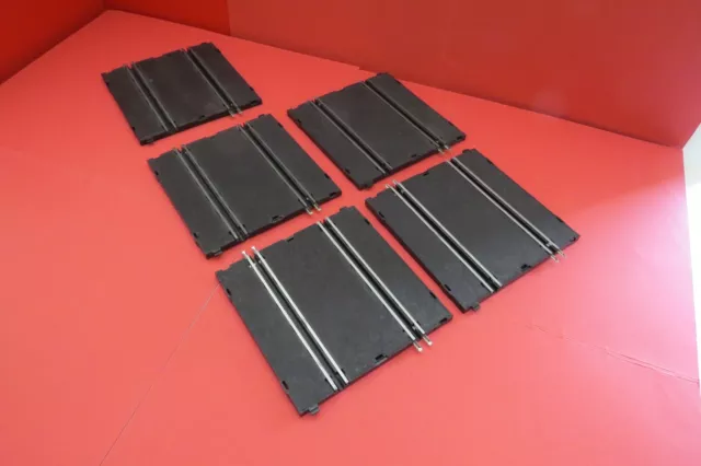 Jouef Circuit Routier Lot De 5 Rails Droits 1/3 Longueur 12 Cm Tbe