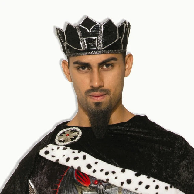 Dark Royalty Black King Crown Costume Crown