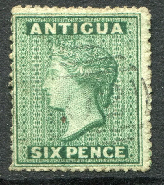 Antigua 1863-67 6d wmk. small star upright SG 8a used (cat. £250)