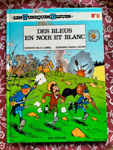 Bd Reedition Les Tuniques Bleues N° 11 Des Bleus En Noir Et Blanc (K108)
