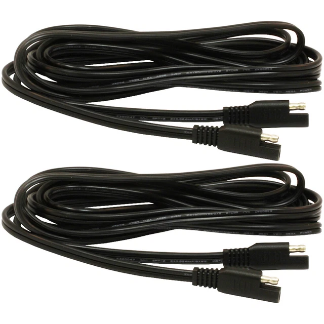 Pack of 2 - Replacement for Battery Tender 081-0148-12 12.5' Extension Cable Pack of 2 - Replacement for Battery Tender 081-0148-12 12.5' Extension Cable