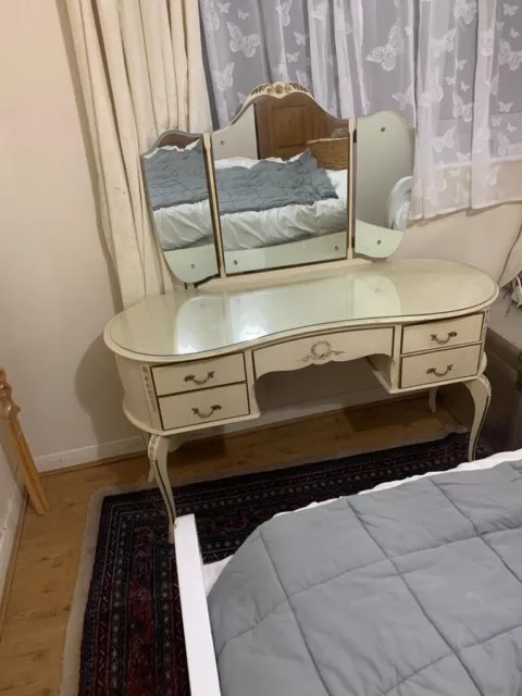 Louis XIV style vintage dressing table - Originally from Harrods I'm told