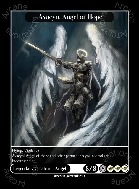 Avacyn, Angel of Hope - High Quality Altered Art Custom Cards Avacyn, Angel of Hope - High Quality Altered Art Custom Cards