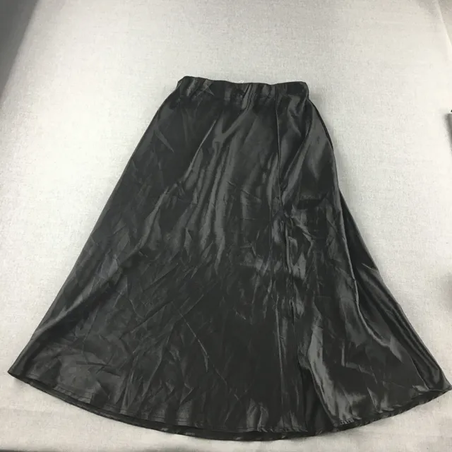 Valleygirl Womens Maxi Skirt Size 10 Black A-Line