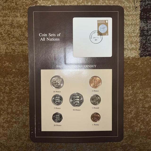FRANKLIN MINT Coin Sets Of All Nations Volume 1 (PRC Yuan 5,2,1 + Info Cards) 5