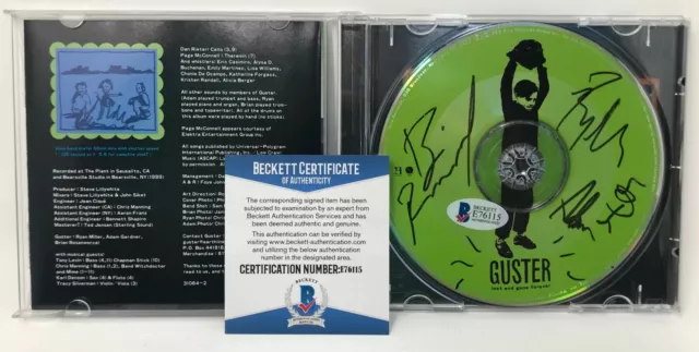 GUSTER Signed Lost And Gone Forever CD Ryan Miller Adam Gardner Rosenworcel COA