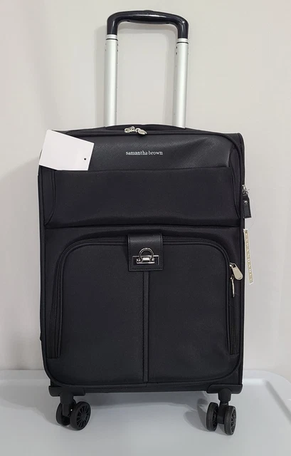Samantha Brown 22" Spinner Luggage -Black-NWT 2