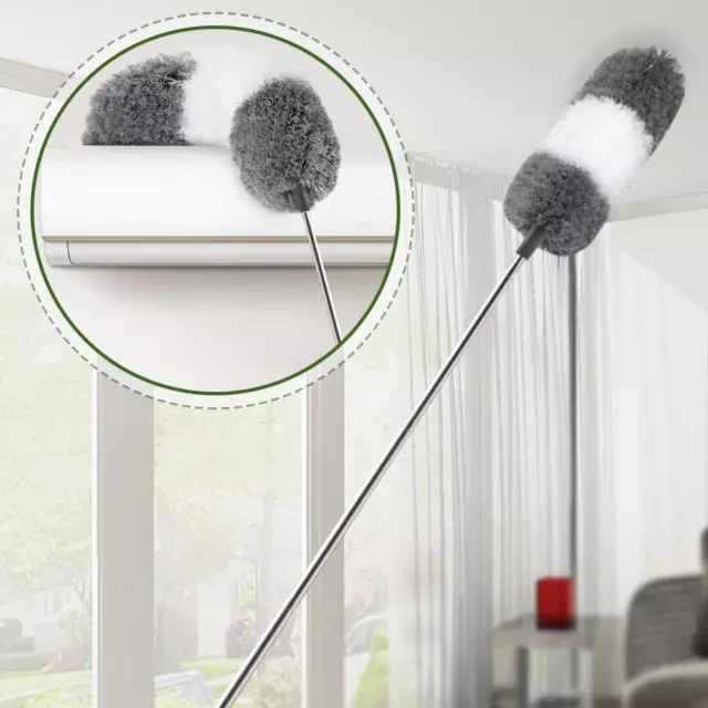 Extendable Handle Microfiber Feather Duster Telescopic Magic Dust Brushes 2024