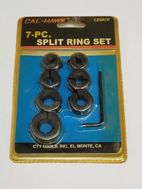 7-pc Split Ring Set drill press