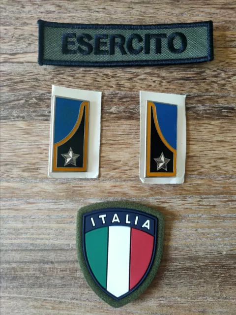 Mostrine Artiglieria Divisa Patch Esercito Scudetto Italia Uniforme Alamari Drop